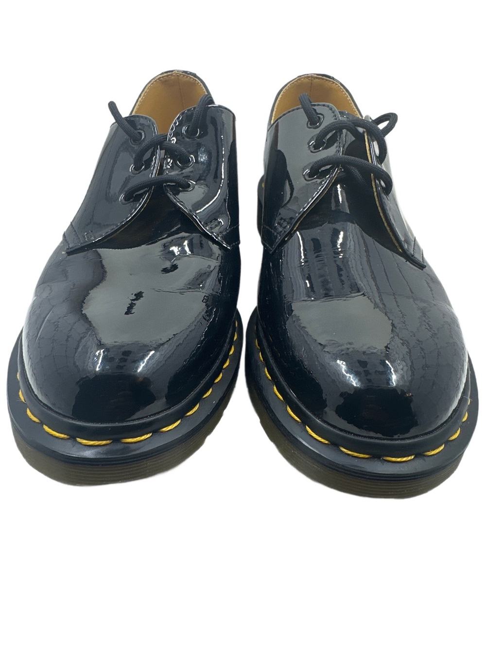 Dr. Martens 1461 Black High Shine Leather Oxford Shoes US 10 EU 42